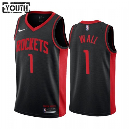 Kinder NBA Houston Rockets Trikot John Wall 1 2020-21 Earned Edition Swingman